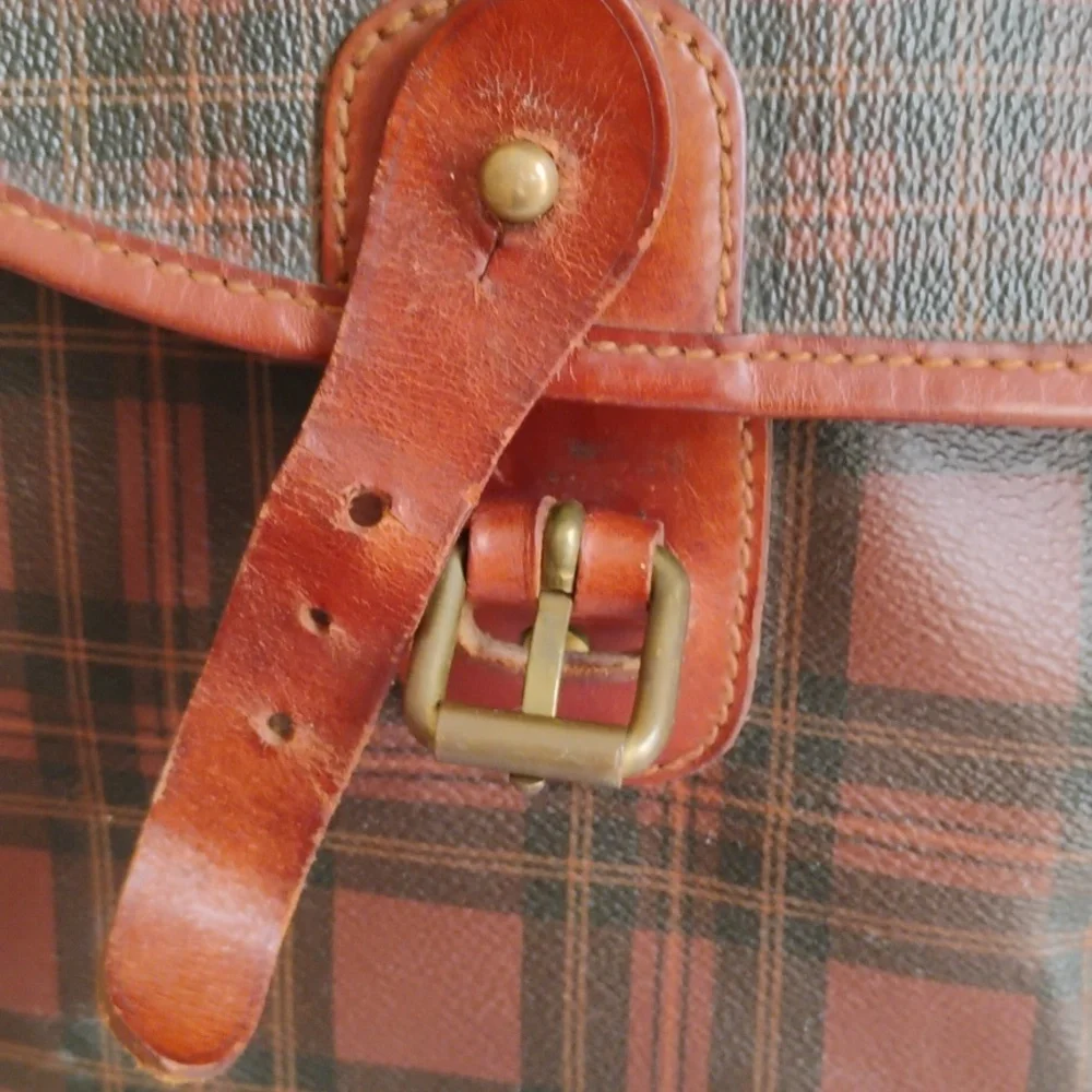 Polo Ralph Lauren Tartan Plaid Satchel.